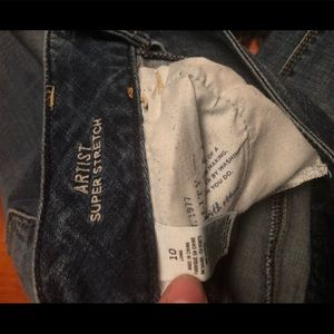 AEO artist jeans stretch size 10 LONG